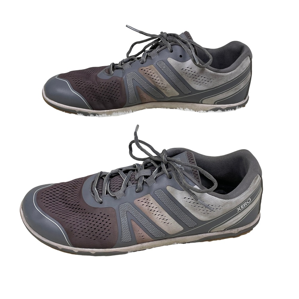 Xero Shoes HFS II Men 11.5 Gray Good Minimalist Zero Drop Road Running Shoes